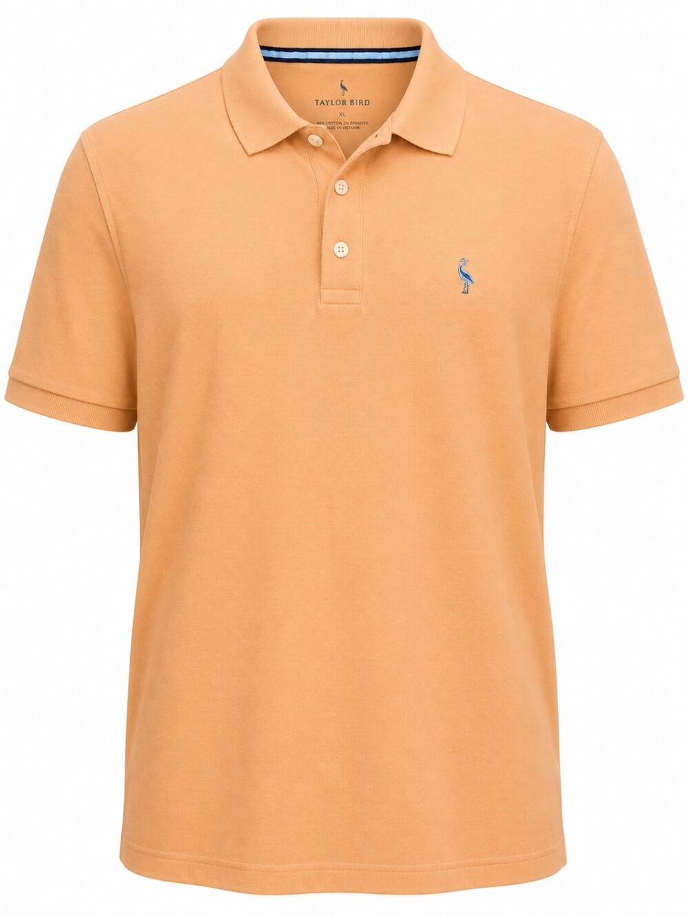 TAILORBYRD | Classic Peach Cotton‎ Stretch Athleisure Polo Golf Shirt | XL